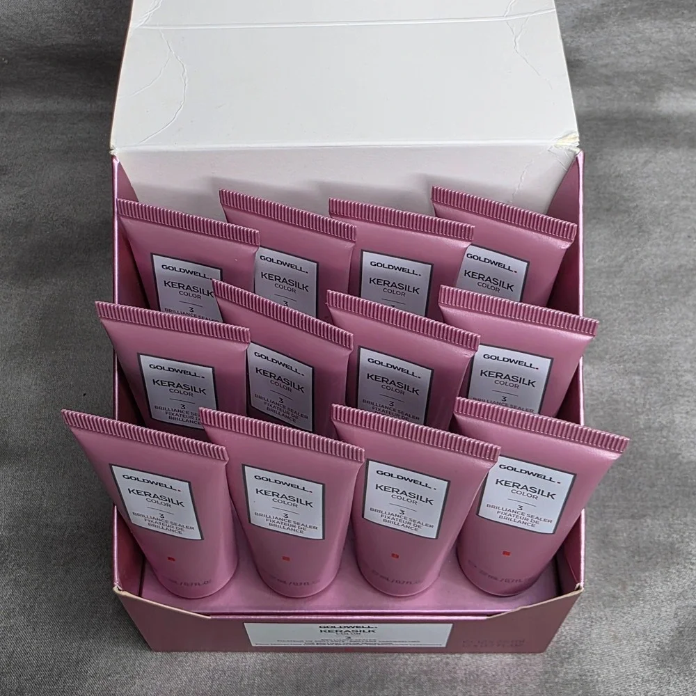 Goldwell Kerasilk Color 3 Brilliance Sealer‎ 12 Tubes x .7 fl oz